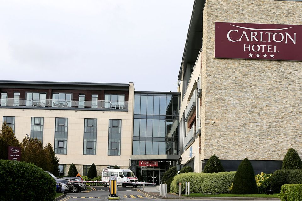 The Carlton Hotel which owns the mini-bus. Photo: Gerry Mooney