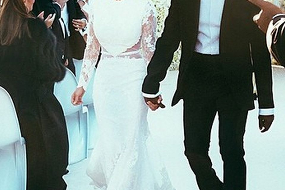 Look familiar Claire Danes wore Kim Kardashian s wedding dress to