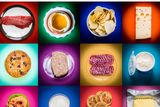 thumbnail: A selection of cholesterol-rich foods.