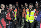 thumbnail: Members of the rescue team.