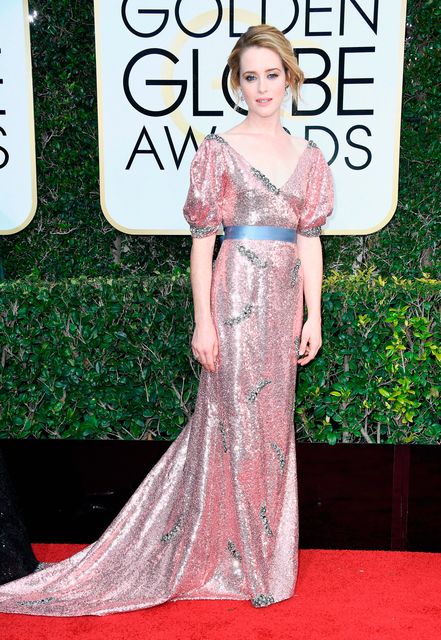 Actress Claire Foy attends the 74th Annual Golden Globe Awards at The Beverly Hilton Hotel on January 8, 2017 in Beverly Hills, California.  (Photo by Frazer Harrison/Getty Images)