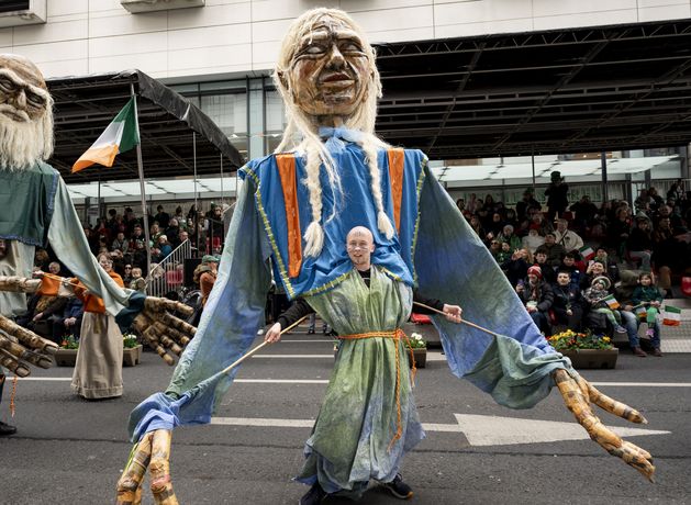 St Patrick’s Day parades enjoy near-record attendances with fine weather and strong tourist influx