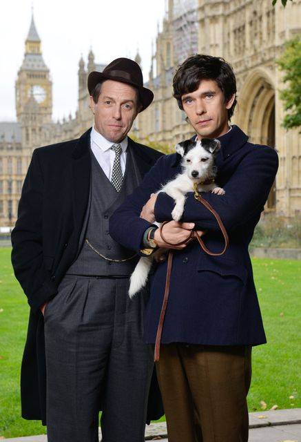 Hugh Grant with Ben Whishaw in A Very English Scandal (Kieron McCarron/BBC)
