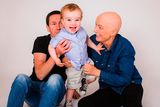 thumbnail: Claire Graham with son Harley and husband Declan