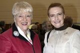 thumbnail: Elva Byrne and Joan Griffith at the Service of Institution of The Reverend Niall Ralph Stratford in St Mary's Church, Blessington.