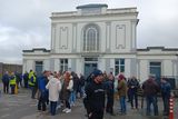 thumbnail: Supporters outside Cashel District Court today