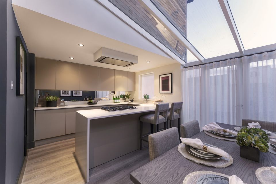 The kitchen and dining area at 15 Northbrook Terrace