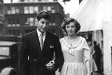 thumbnail: Clement Freud in London with June Flewett (Jill), shortly after their engagement in 1950.