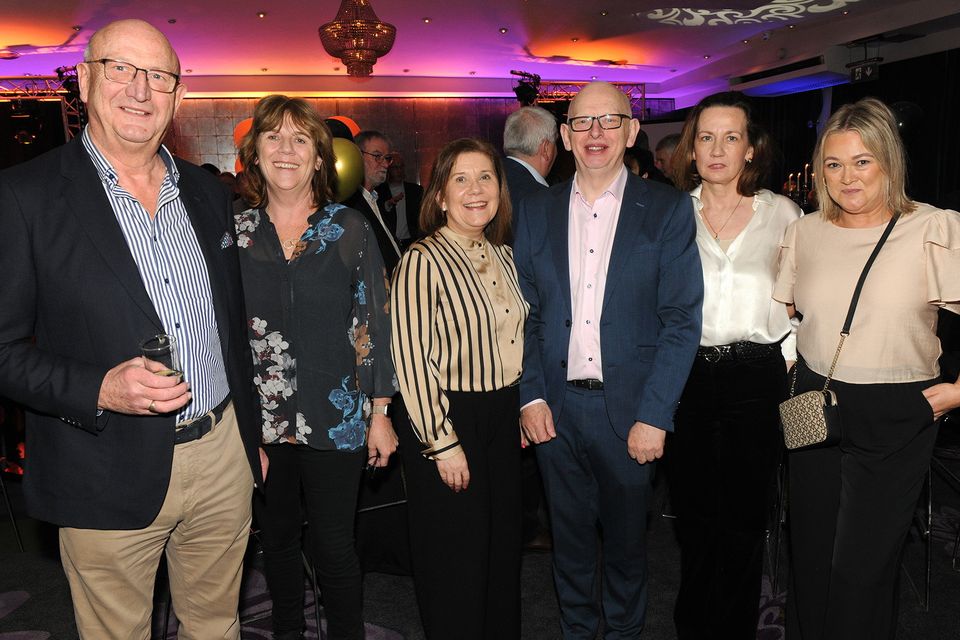 Norman Buttle, Hilary Buttle, Marion Barry, Eamonn Buttle, Mary Buttle and Christiane Daly at the Joyces 80th anniversary celebrations in the Ferrycarrig Hotel. Pic: Jim Campbell
