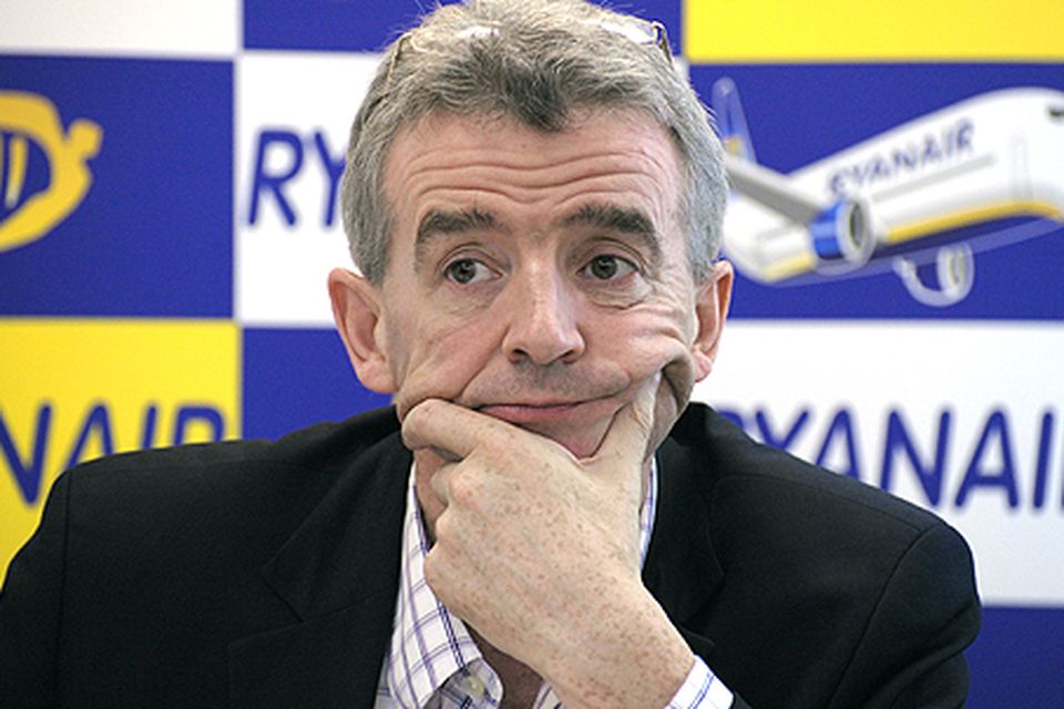 Michael O'Leary claims there is no link between man-made carbon and climate change. Photo: Getty Images