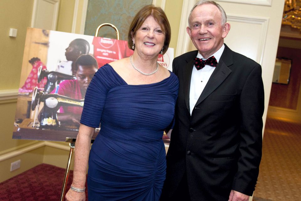 Pictured are (LtoR) Carmel and Leslie Buckley, Co-Founders of Haven at the Fourth annual Haiti Ball in the Four Seasons Hotel where Yvrose Telfort Ismael was presented with the inaugural William Jefferson Clinton goodwill for Haiti Award. Photo: El Keegan