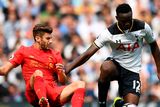 thumbnail: Tottenham's Victor Wanyama in action with Liverpool's Adam Lallana. Photo: Dylan Martinez