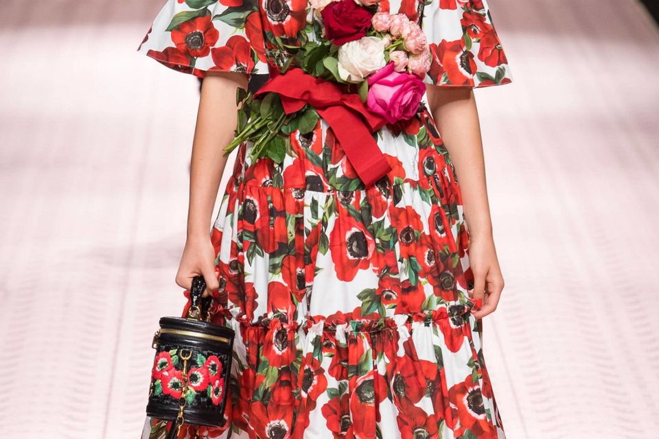 Dolce & Gabbana poppies print dress (available in a shorter version), €995