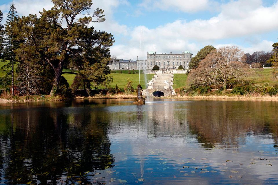 The majestic setting of Powerscourt House. Photo: Fran Veale