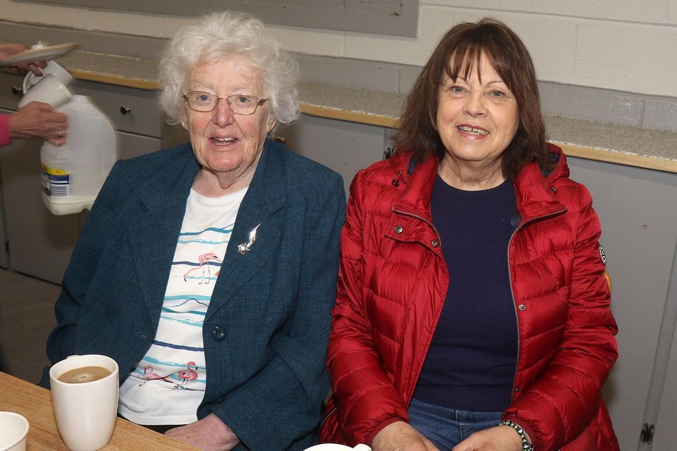 Nuala Murray and Ingrid O'Brien at the Coffee Morning in Clonroche Community Centre.