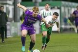 thumbnail: Ex-Bray player Hugh Douglas holding off a challenge from Chris Lyons.