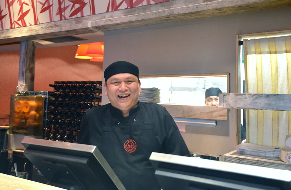 Chef and owner, Eddie Ong Chok Fong, at Aroi in Limerick.