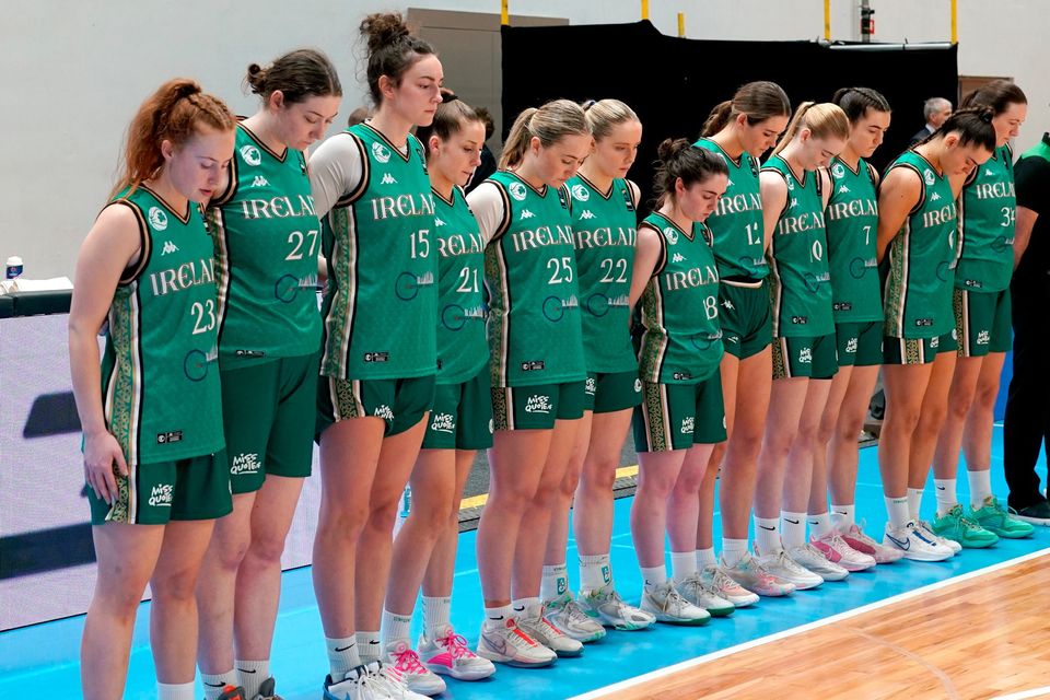 Ireland women's basketball team. Picture: Oksana Dzadan / SPORTSFILE