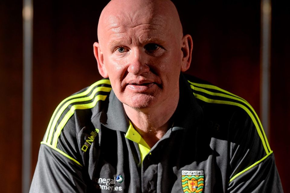 Declan Bonner is aiming to guide the Donegal minors to a first ever final. Oliver McVeigh / SPORTSFILE