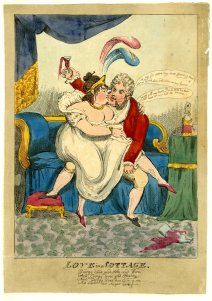 King George IV and his mistress Lady Elizabeth Conyngham