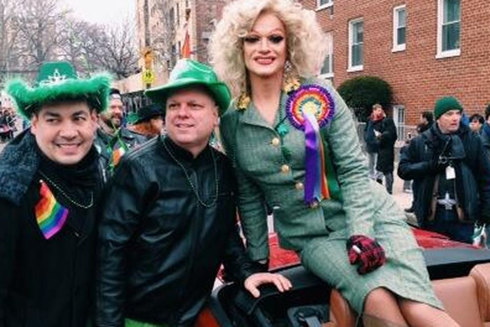 Panti Bliss takes part in the 'St Pat's For All' parade