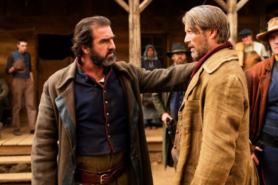 Way out west: Eric Cantona, left, and Mads Mikkelsen in The Salvation