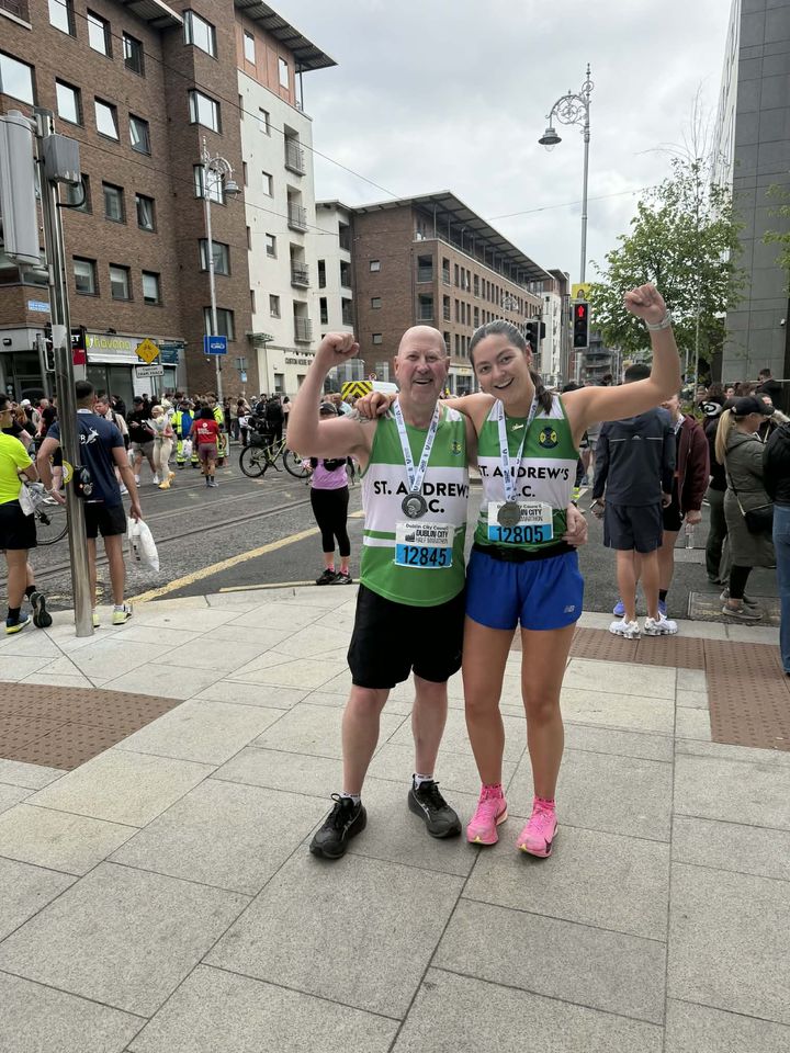‘What matters is I finished it alive’ – heart attack survivor who ‘died’ for four minutes on completing Dublin City Half Marathon