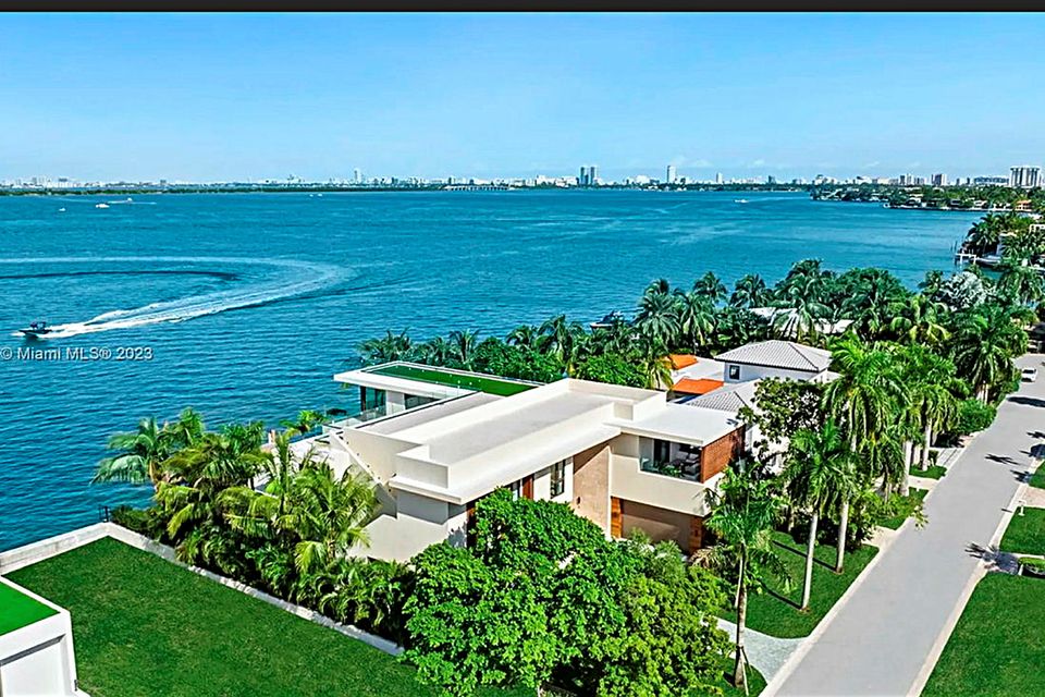 The former Formula One ace is selling this newly built waterfront villa in Miami