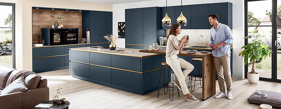 A McNally spokeswoman said: 'Nobilia is the perfect fit, it being also a family business, albeit on a very different scale.' Above, a Nobilia kitchen interior