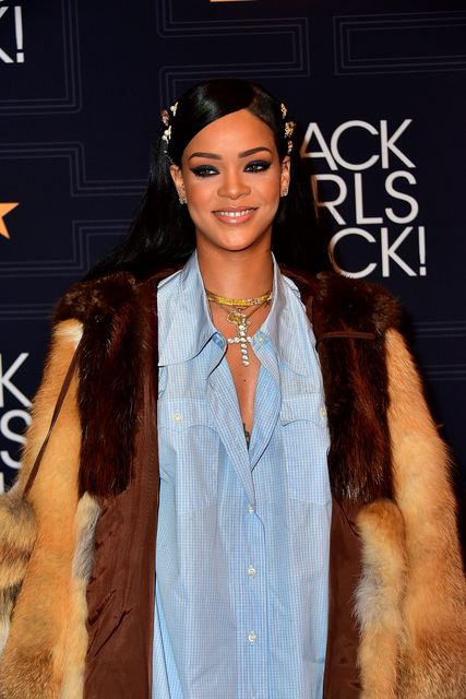 Singer Rihanna attends the Black Girls Rock! 2016 Show at New Jersey Performing Arts Center on April 1, 2016 in Newark, New Jersey.  (Photo by Brian Killian/Getty Images)