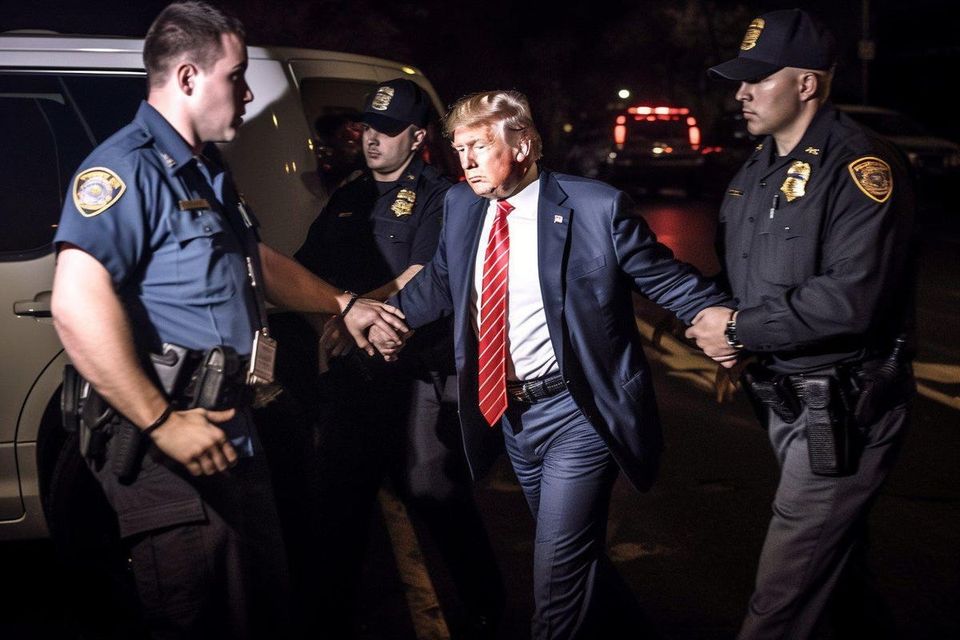 Convincing but fake image of Donald Trump's arrest was generated by AI