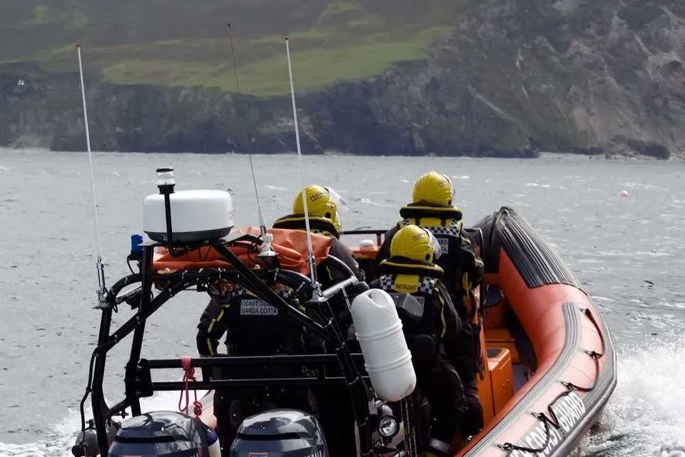He was rescued by an RNLI crew