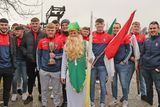 thumbnail: St. Mogues GAA Leinster Champions and Parade Marshals with St. Patrick.