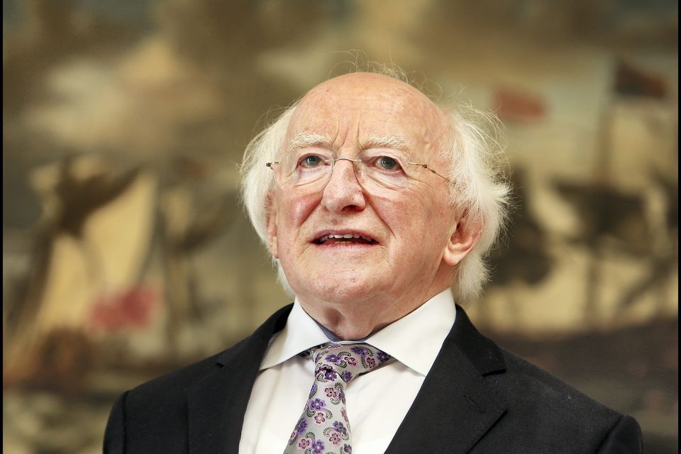 President Michael D Higgins will receive an honorary doctorate while in Manchester. Photo: Steve Humphreys