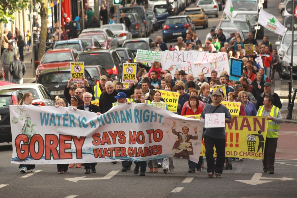 Water charges protests are taking place nationwide
