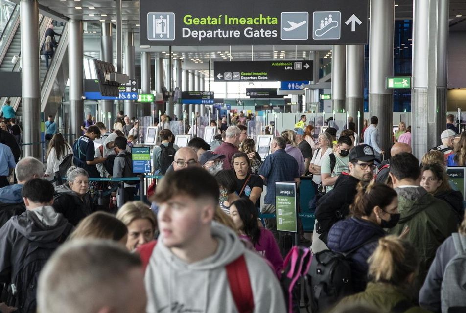 The summer is one of the busiest times of the year at Dublin Airport. Pic: Collins