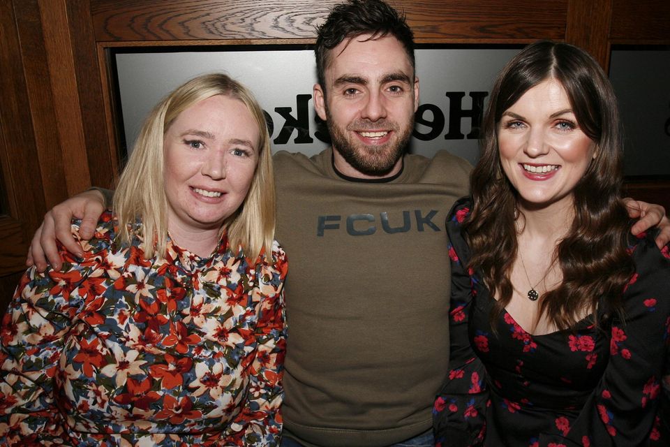Jennine Dalton, Blayne Dalton and Lisa O'Connor at the fundraiser for Nadia Dempsey in TJ Murphy's, Templeshannon.