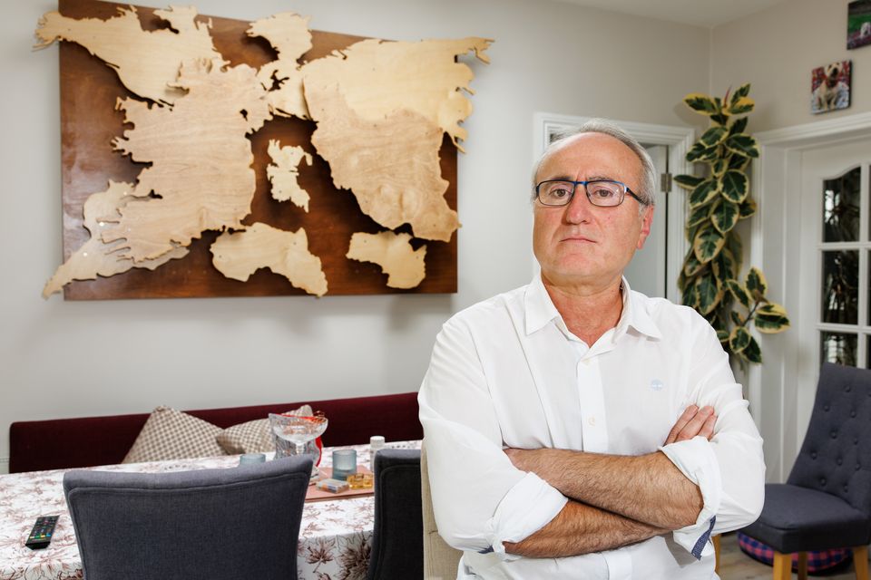 Azad Shirazi, who moved from Iran to England before coming to Ireland with his Dublin-born wife in 1990. Photo: Mark Condren