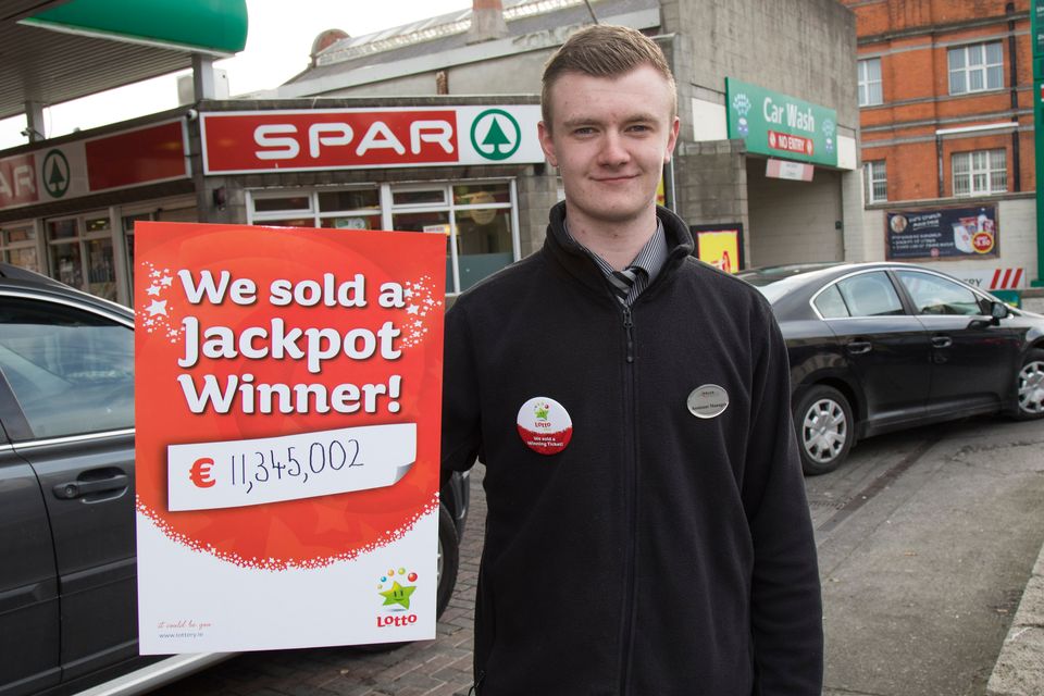 Craig Madden, assistant manager of Spar at the Top service filling station on Amiens Street Picture: Fergal Phillips