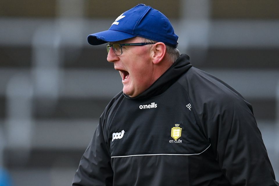 Clare manager Brian Lohan. Photo: Seb Daly/Sportsfile