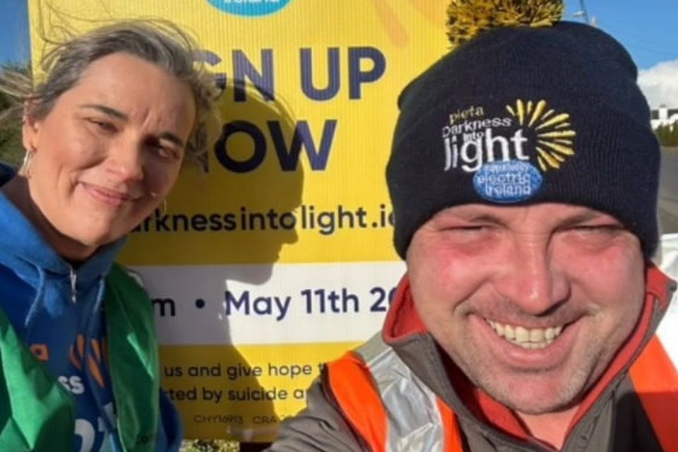 Roisín Kiely and Denis Pollard are the two-person committee responsible for organising the Tipperary town Darkness into Light since 2020. Register online now  at www.darknessintolight.ie