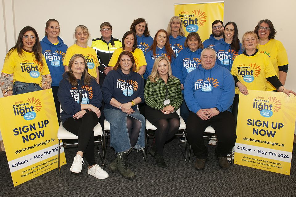 Wexford Pieta committee pictured at the launch of Darkness into Light at MJ O'Connor's building in Drinagh on Wednesday evening. Pic: Jim Campbell
