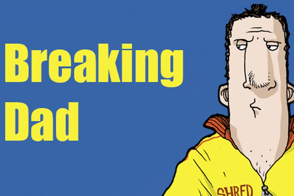 The Ross O'Carroll-Kelly series included plays, such as 'breaking Dad'.