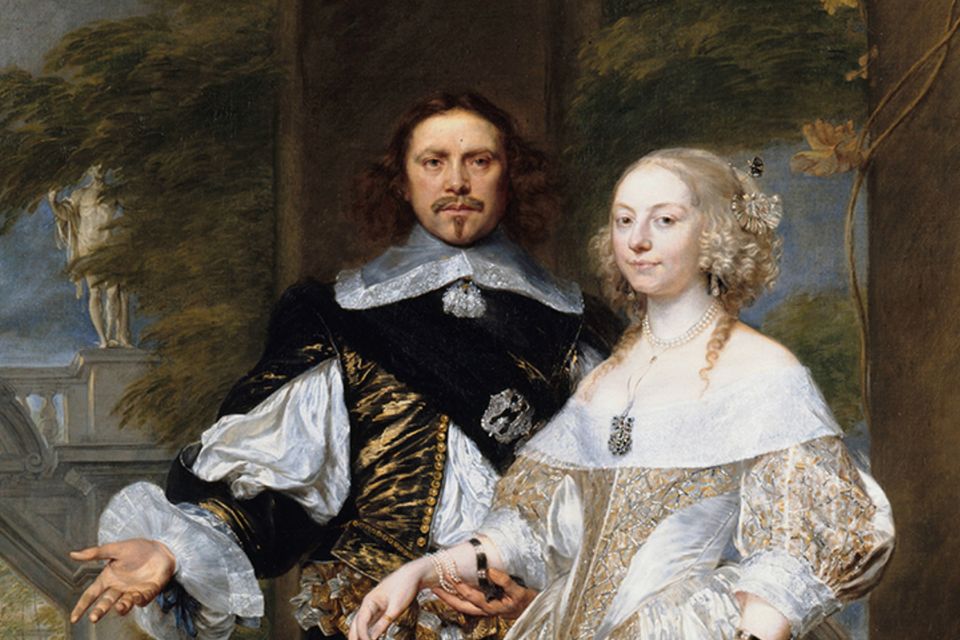 Zest: Margaret Cavendish with her husband William in 1650