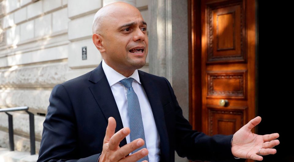 British Chancellor of the Exchequer Sajid Javid. Picture: AFP/Getty