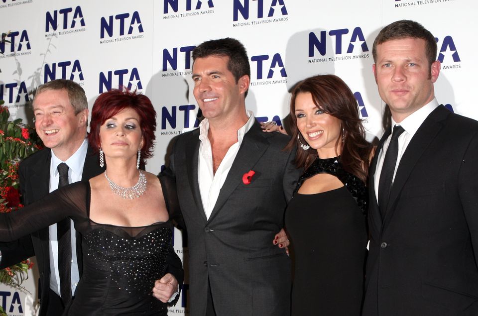 Louis Walsh, Sharon Osbourne, Simon Cowell, Dannii Minogue and Dermot O’Leary (Steve Parsons/PA)
