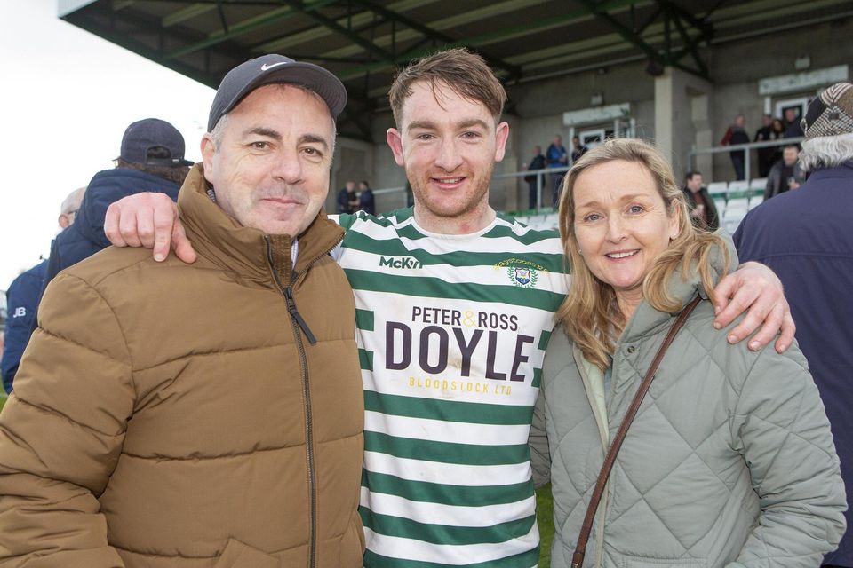 Greg, Andrew and Roslyn Lynch celebrate at Dr. Hickey Park.