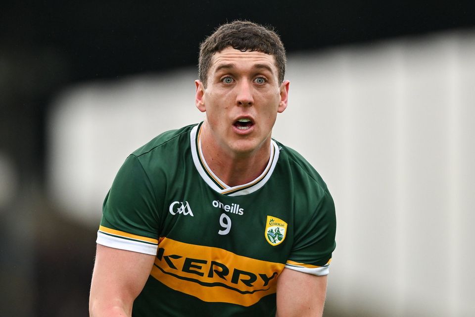Kerry’s Joe O’Connor has brought the attributes he picked up playing rugby into his football game. Photo: Sportsfile