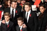 thumbnail: David and Victoria Beckham with their sons Brooklyn, Romeo and Cruz
