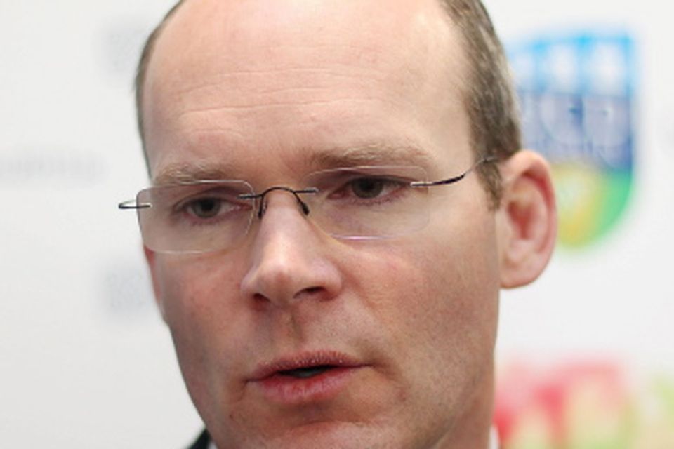 Horse Meat at second Irish plant...File photo dated 16/01/13 of Ireland's Agriculture and Food Minister Simon Coveney who will brief a parliamentary committee on the horse meat controversy after a second processing plant tested positive for equine DNA. PRESS ASSOCIATION Photo. Issue date: Tuesday February 5, 2013. See PA story CONSUMER Horsemeat. Photo credit should read: Niall Carson/PA Wire...A